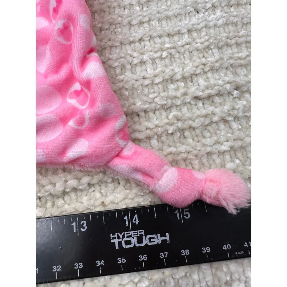 Disney Baby Minnie Mouse Lovey Security Blanket Pink‎ Polka Dot Plush Kids Toy